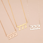 Initial name Necklace in English